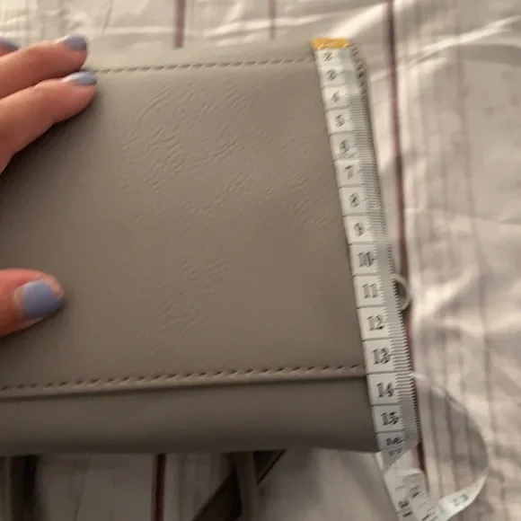 NWT Nine West "You and Me" Gray Handbag/Shoulder Bag - Picture 13 of 14